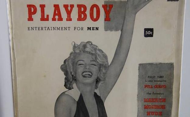 Copia personal de Hugh Hefner de la primera edición de la revista 'Playboy' subastada.