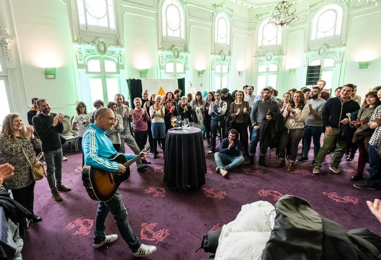 El Círculo Logroñés acogió una previa del Actual 19 con conciertos, teatro y cine