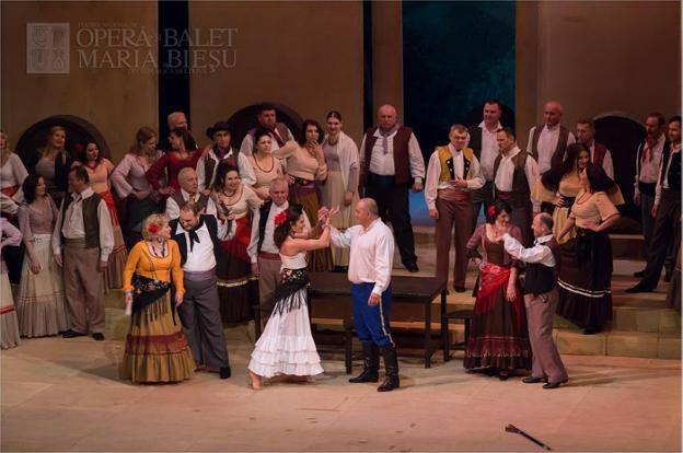 Ópera 'Carmen' de la Ópera Nacional de Moldavia. :: l.r.