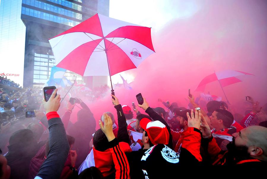 Fotos: River-Boca: pasión en las calles de Madrid