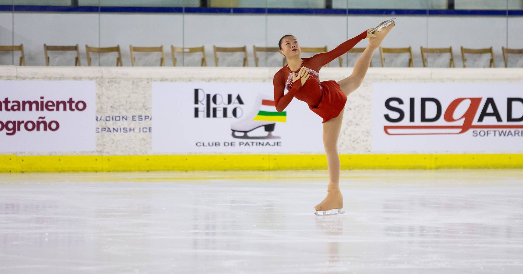 Lobete acogió ayer la primera jornada del Nacional de Patinaje Artísitico y Sincronizado.