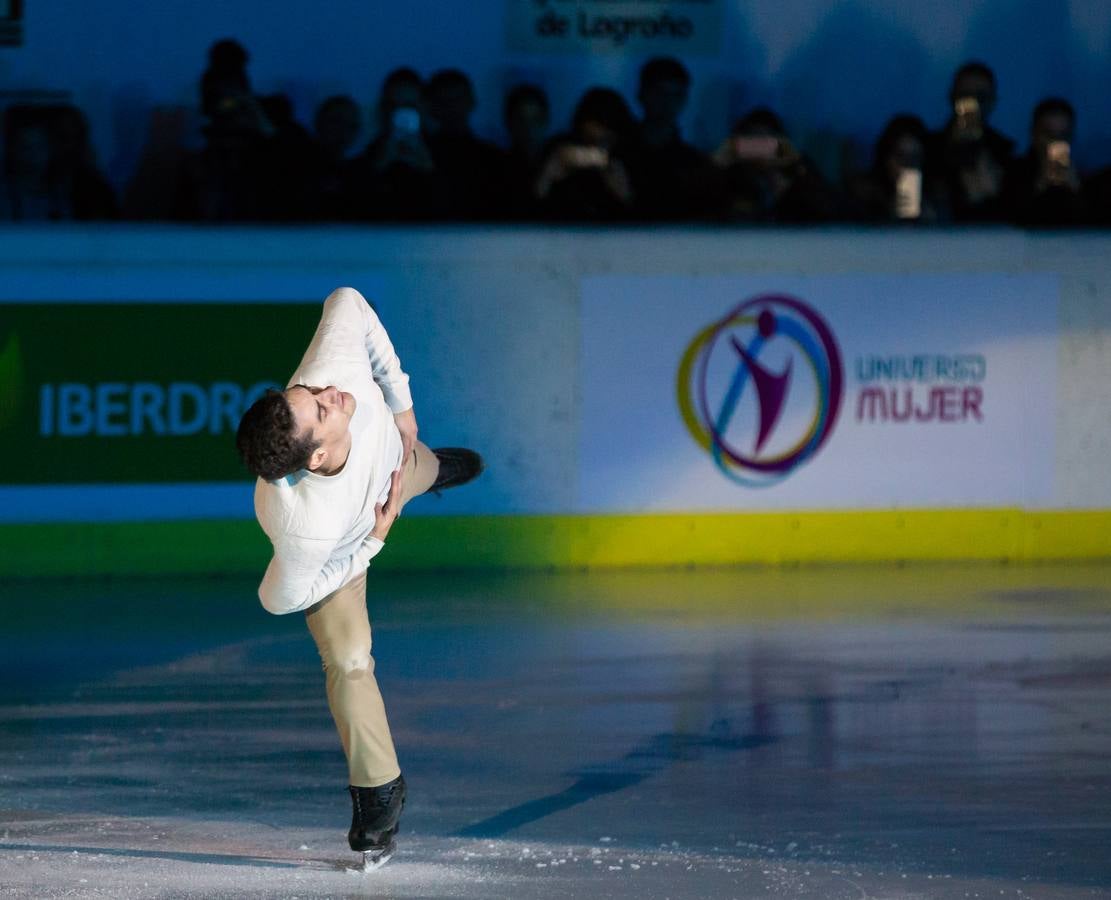 El patinador madrileño llenó Lobete para su exhibición de despedida.