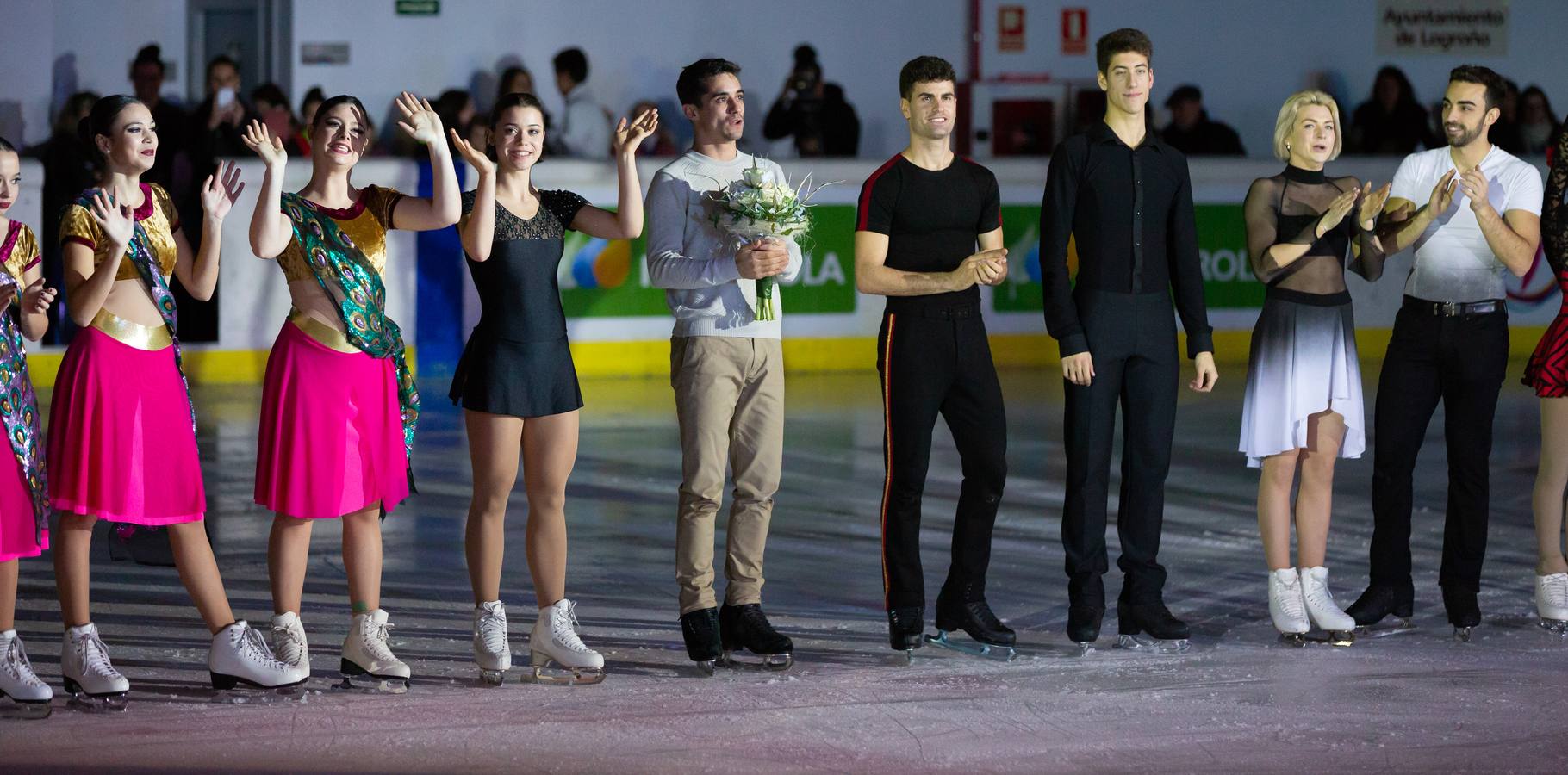 El patinador madrileño llenó Lobete para su exhibición de despedida.