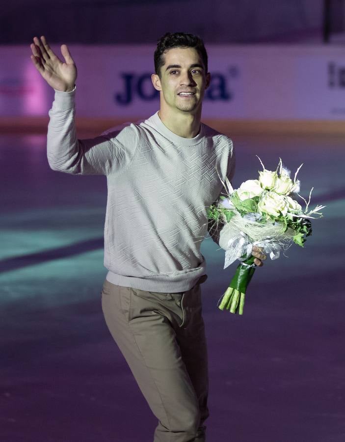 El patinador madrileño llenó Lobete para su exhibición de despedida.