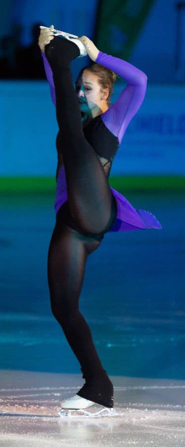 El patinador madrileño llenó Lobete para su exhibición de despedida.