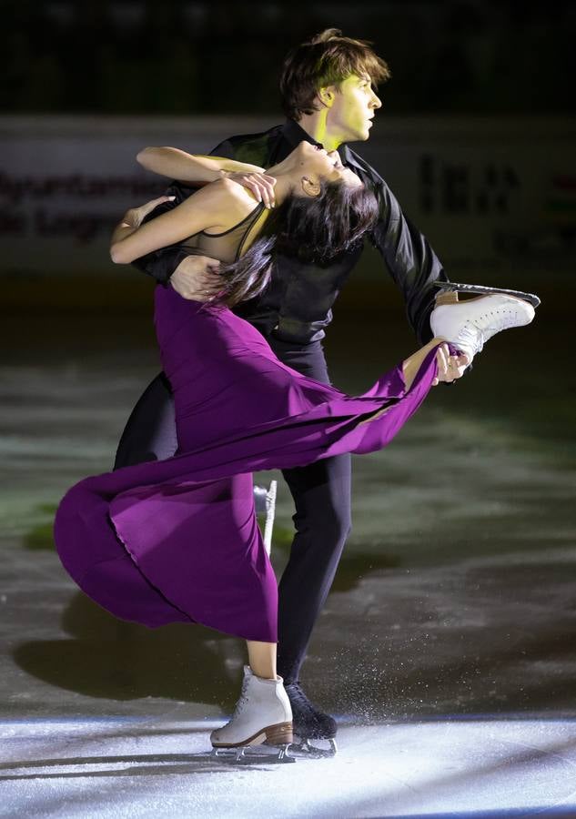 El patinador madrileño llenó Lobete para su exhibición de despedida.