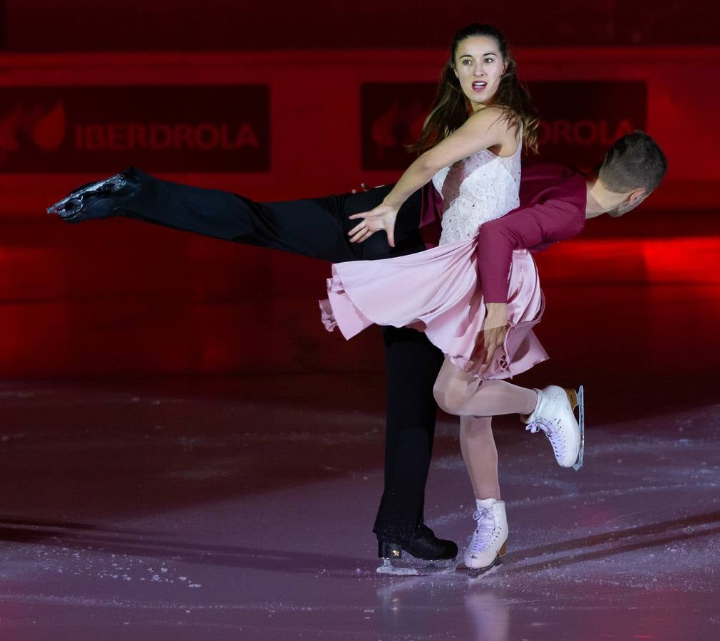 El patinador madrileño llenó Lobete para su exhibición de despedida.