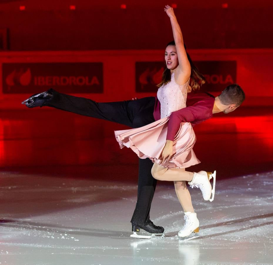 El patinador madrileño llenó Lobete para su exhibición de despedida.