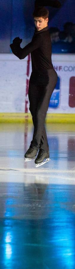 El patinador madrileño llenó Lobete para su exhibición de despedida.