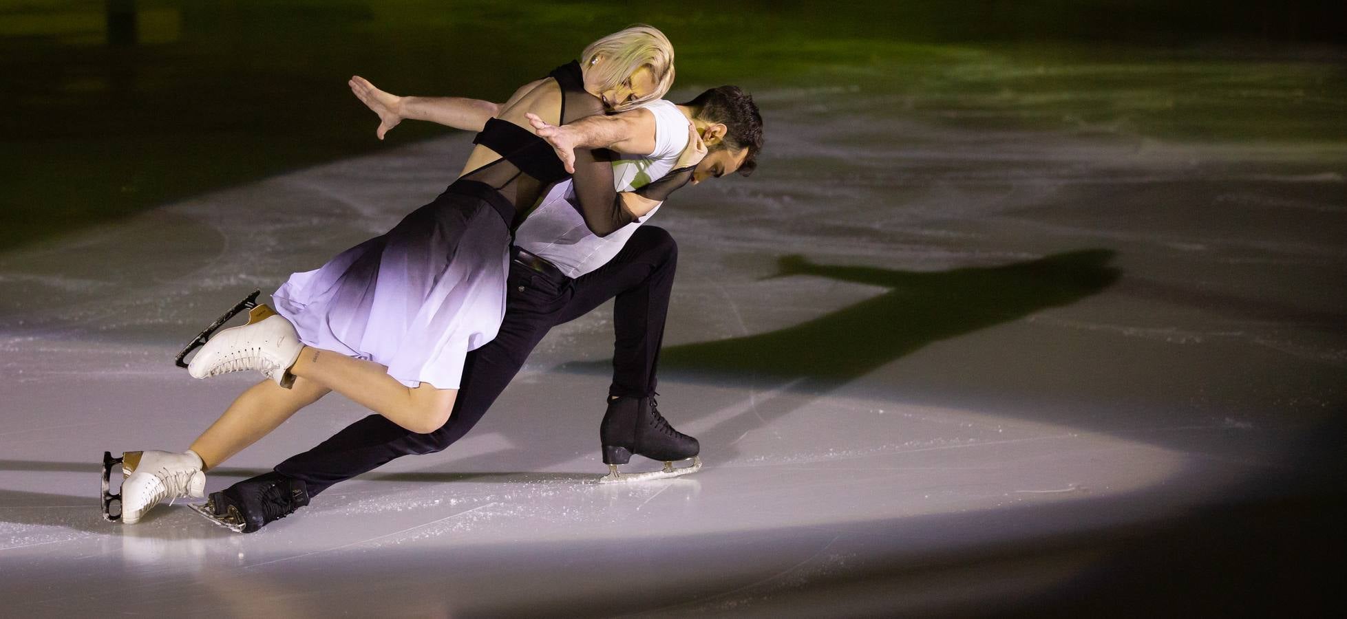 El patinador madrileño llenó Lobete para su exhibición de despedida.