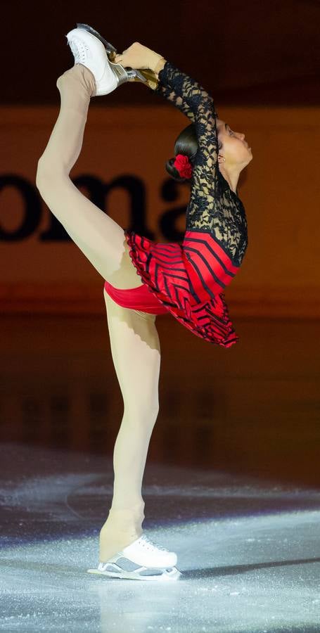 El patinador madrileño llenó Lobete para su exhibición de despedida.