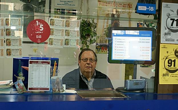 Gutiérrez, en su despacho najerino. 