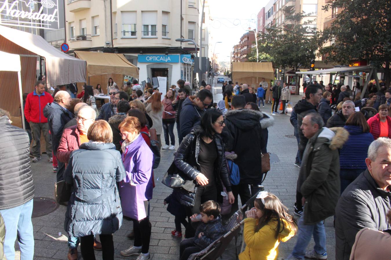 Los actos navideños en Arnedo han comenzado con el mercado de pastores