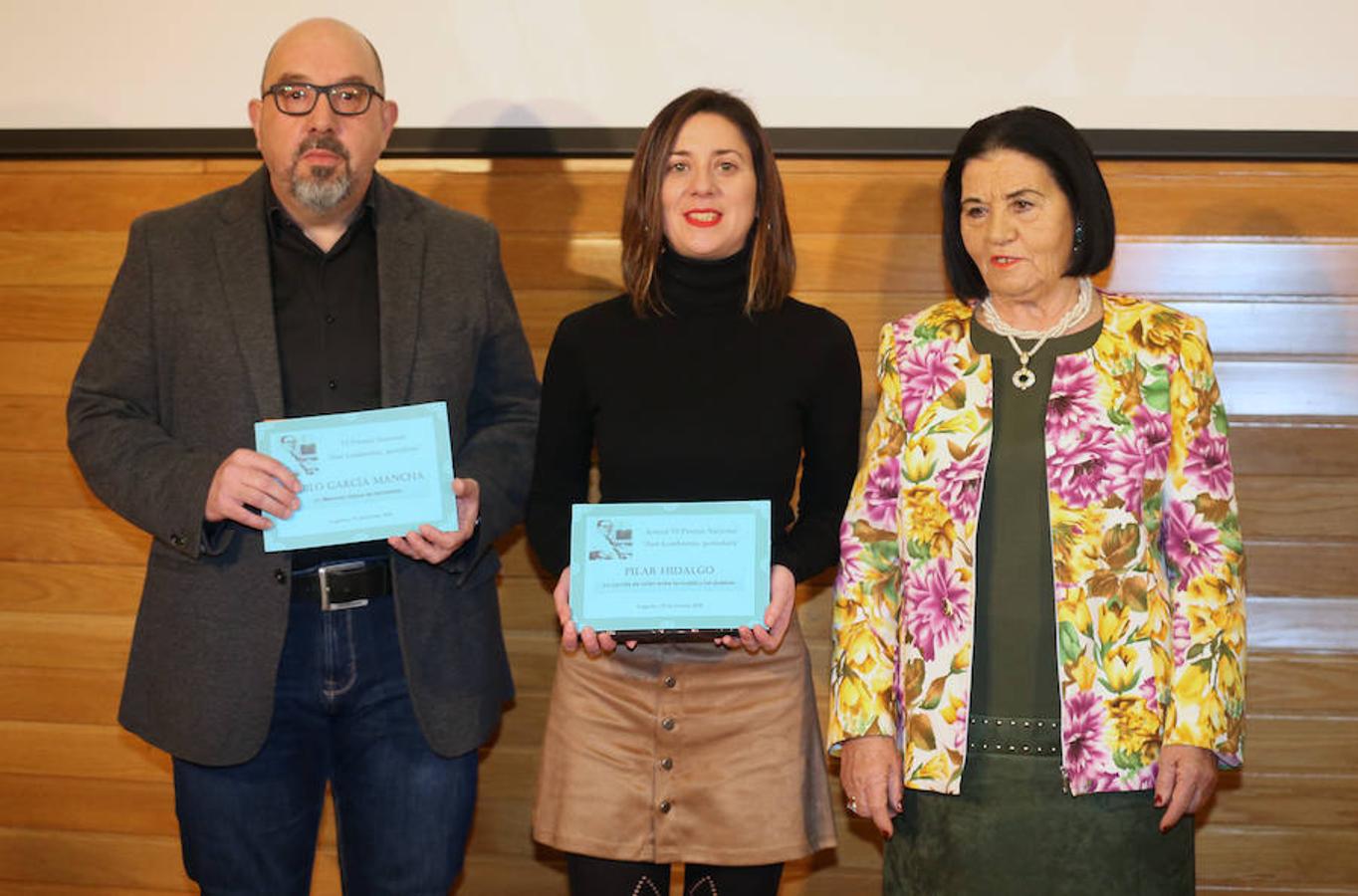 Los periodistas de Diario LA RIOJA Pablo García y Pilar Hidalgo han sido los ganadores del VI Premio José Lumbreras por sus trabajos sobre ETA y el Camero Viejo