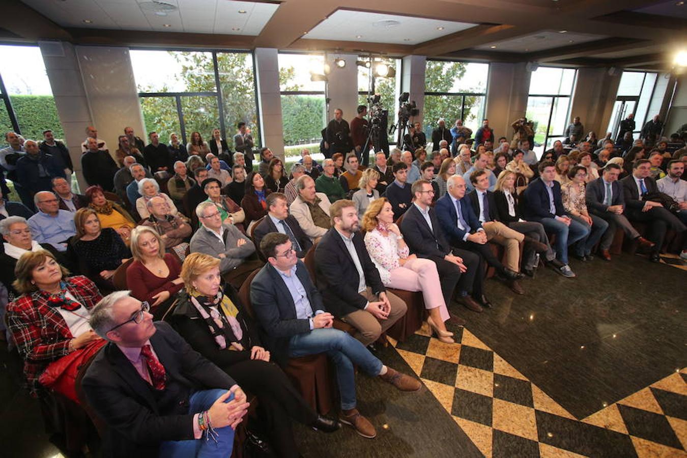 El presidente del PP presentó a José Ignacio Ceniceros y Cuca Gamarra como candidatos a presideir el Gobierno de La Rioja y la alcaldía de Logroño en el que puede catalogarse como primer acto de campaña de los populares para las elecciones del 2019