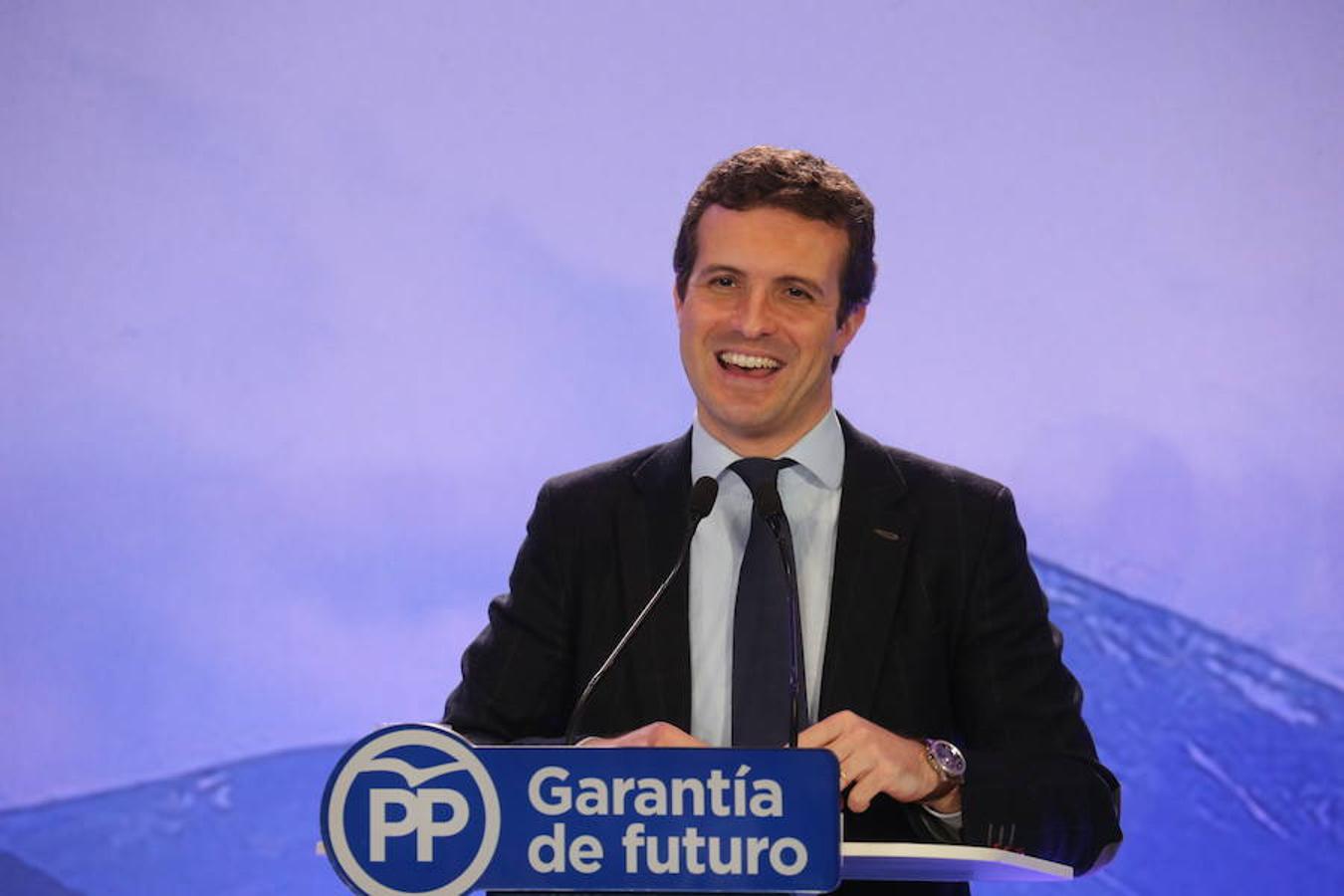 El presidente del PP presentó a José Ignacio Ceniceros y Cuca Gamarra como candidatos a presideir el Gobierno de La Rioja y la alcaldía de Logroño en el que puede catalogarse como primer acto de campaña de los populares para las elecciones del 2019