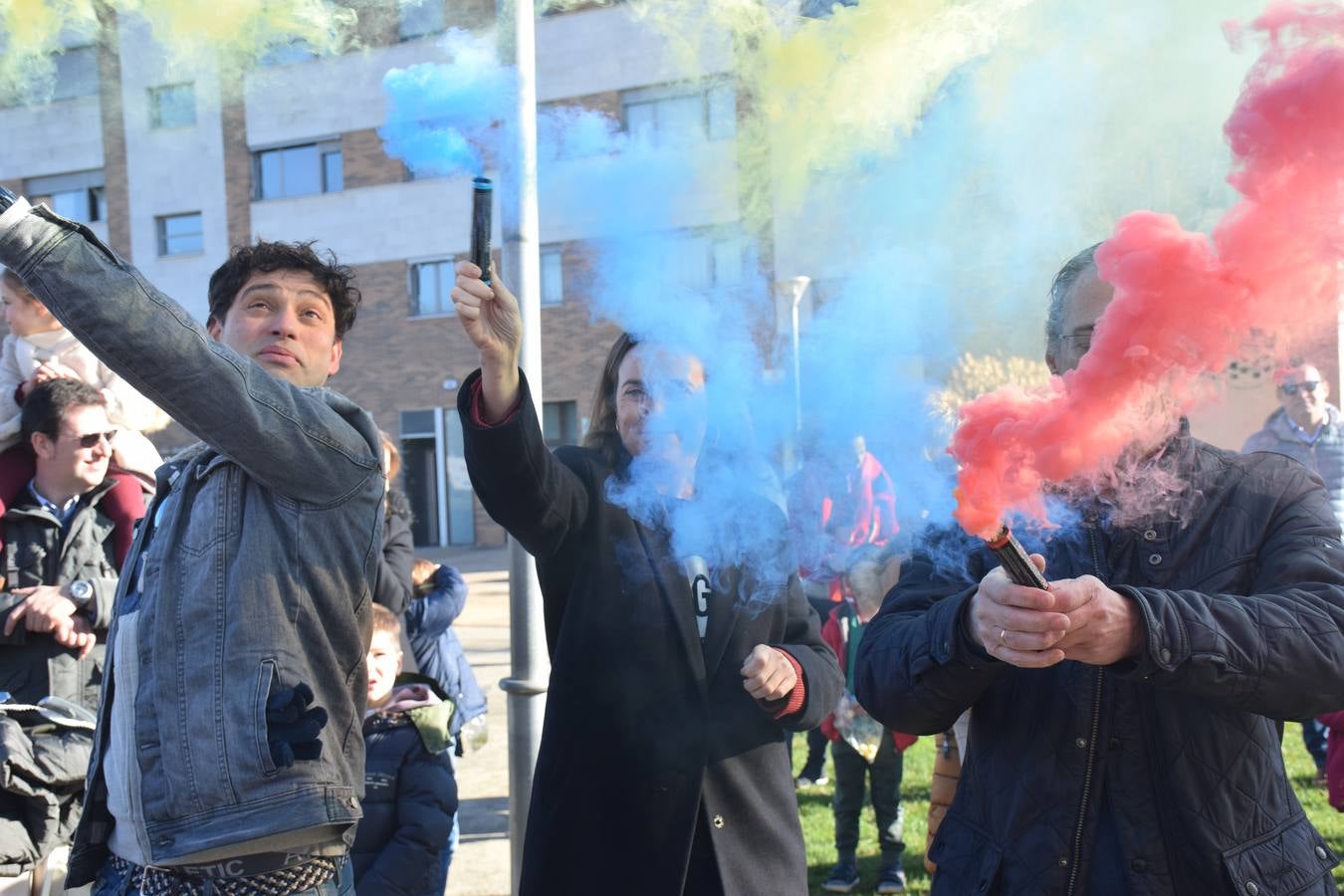 El barrio logroñés celebra una «nochevieja» con anticipación para los más pequeño