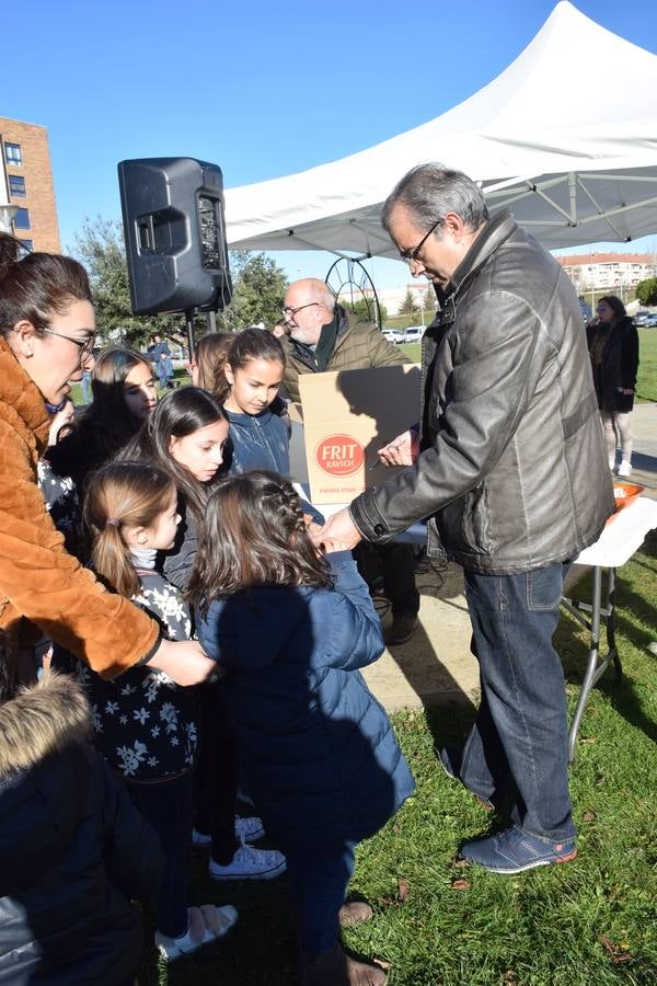 El barrio logroñés celebra una «nochevieja» con anticipación para los más pequeño