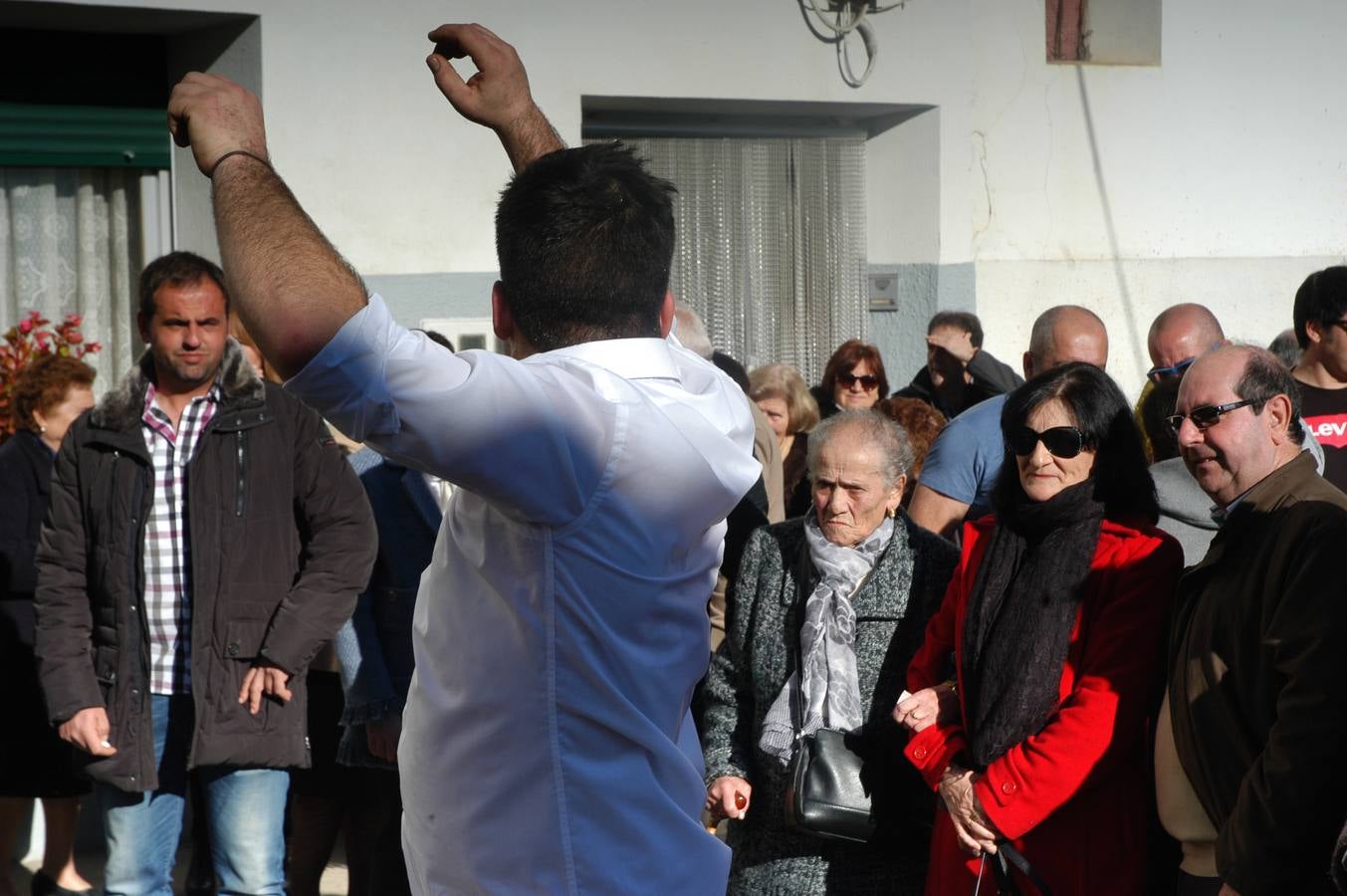 Baile a cargo del mayordomo de los Hermanos del Niños, Gonzalo Pérez Jiménez.