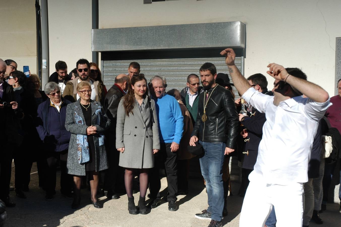 Baile a cargo del mayordomo de los Hermanos del Niños, Gonzalo Pérez Jiménez.