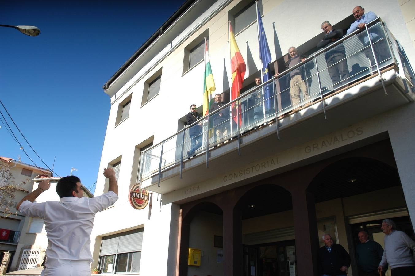 Baile a cargo del mayordomo de los Hermanos del Niños, Gonzalo Pérez Jiménez.