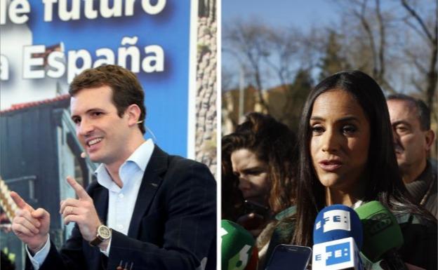 Pablo Casado y Begoña Villacís.