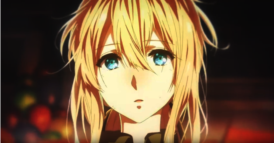 Captura de imagen tomada del anime 'Violet Evergarden'