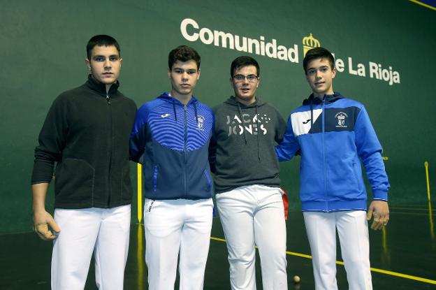 Semifinalistas cadetes del Embalajes Blanco.