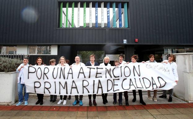 Médicos del centro de salud de La Guindalera.