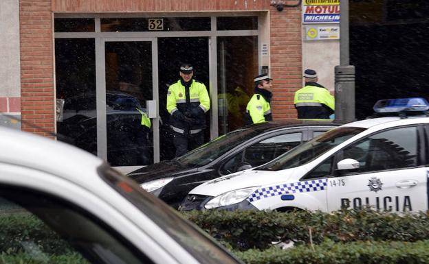 La Policía Local de Logroño, en una intervención. 