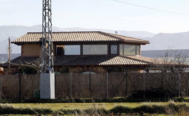 Finca propiedad del expresidente de La Rioja, Pedro Sanz. 