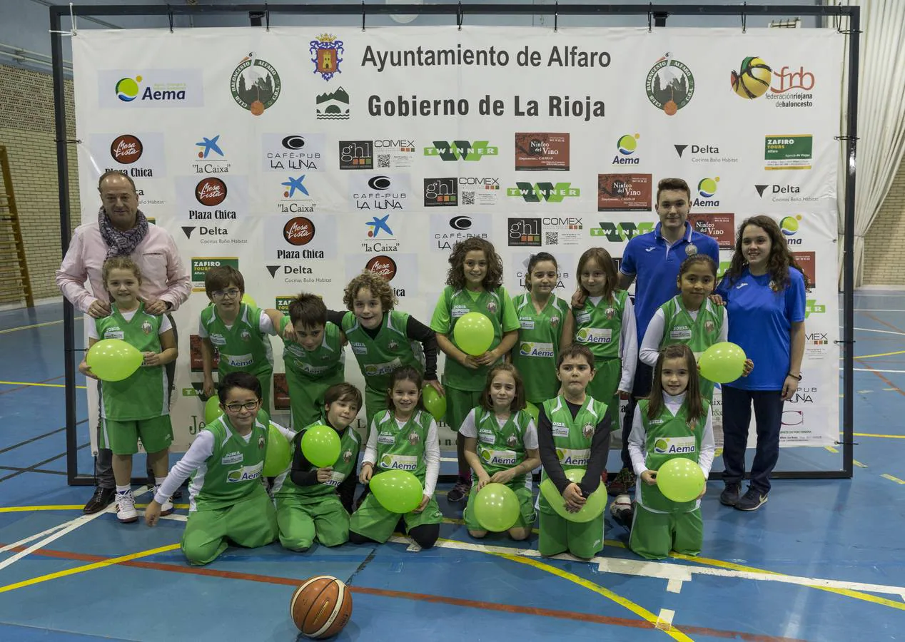 Fotos: Presentación de la temporada en el XV aniversario del Club Baloncesto Alfaro