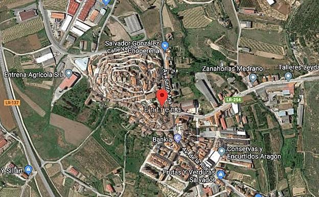 La Guardia Civil investiga la aparición de un cadáver en Entrena