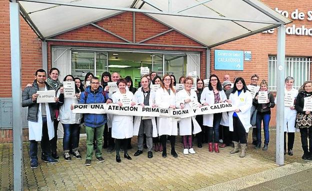 Reivindicación de profesionales en Calahorra.