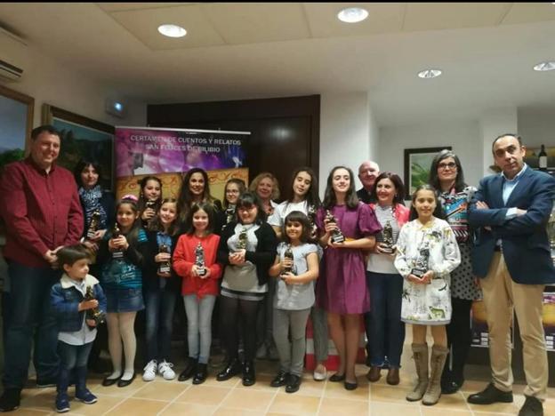 Premiados en la edición del certamen del año pasado. :: Cofradía de san felices