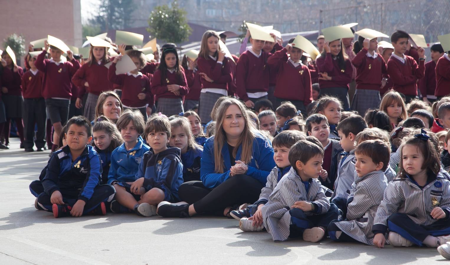 Fotos: Actos del Día Internacional del Cáncer Infantil en Jesuítas de Logroño