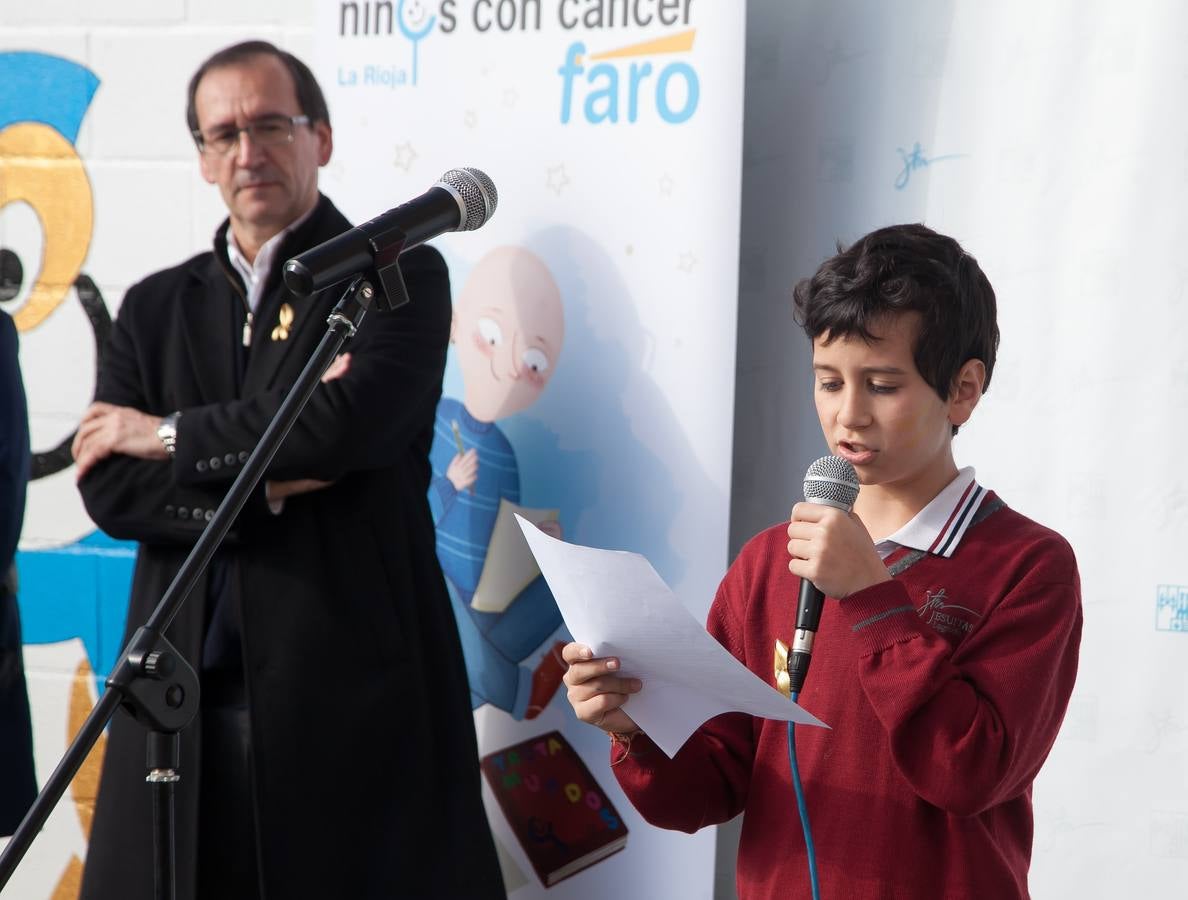 Fotos: Actos del Día Internacional del Cáncer Infantil en Jesuítas de Logroño