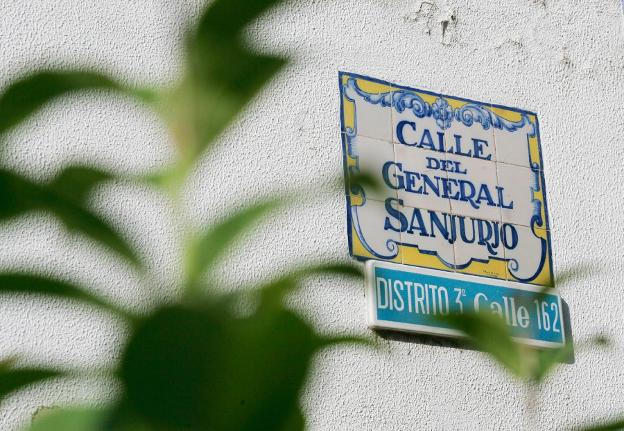 Calle Sanjurjo, en Logroño. :: j.h.
