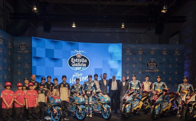 Presentación del Estrella Galicia Team 0,0