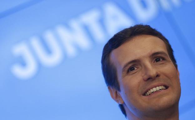 El líder del PP, Pablo Casado. 