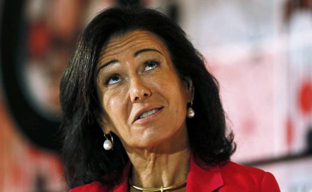 La presidenta de Banco Santander, Ana Botín.