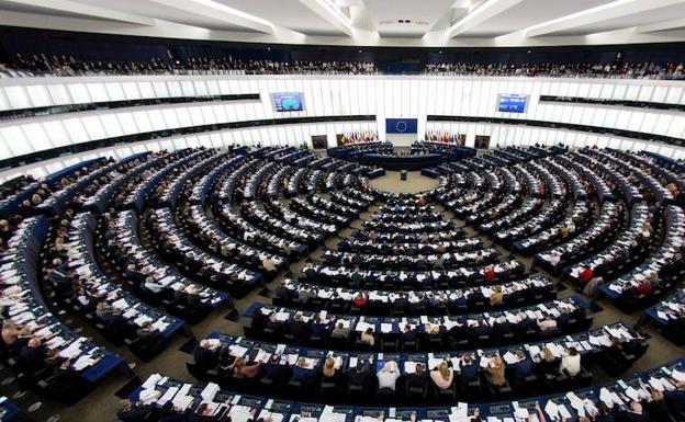 Sesión del Parlamento Europeo en Estrasburgo.