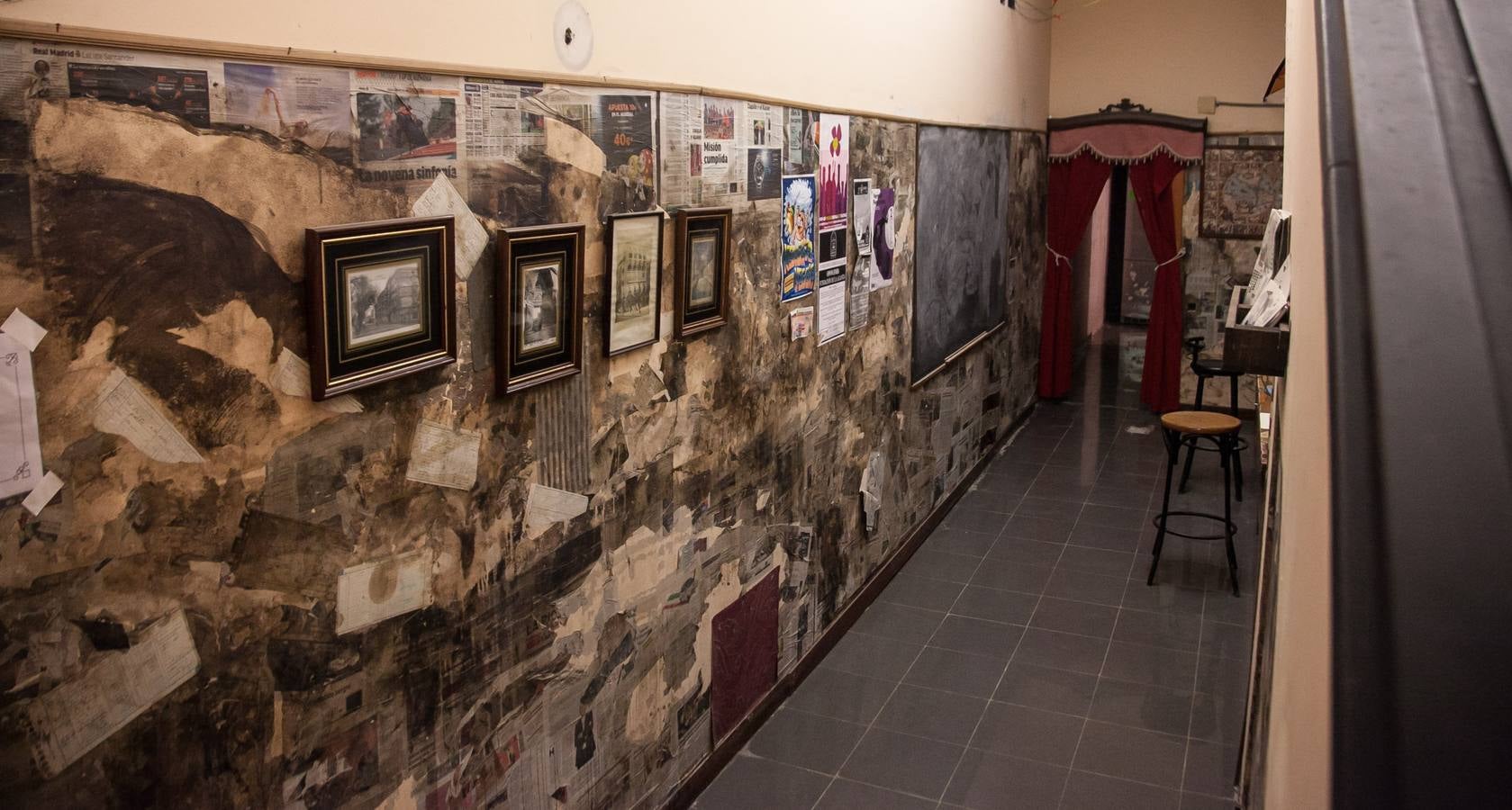 Diario LA RIOJA visita 'La Puerta Gótika', donde una decena de jóvenes trata de impulsar un centro social «autogestionado» | Talleres de todo tipo, sala de exposiciones, teatro, gimnasio, un cenador... El número 2 de San Gregorio aspira a llenarse de actividad de una forma alternativa