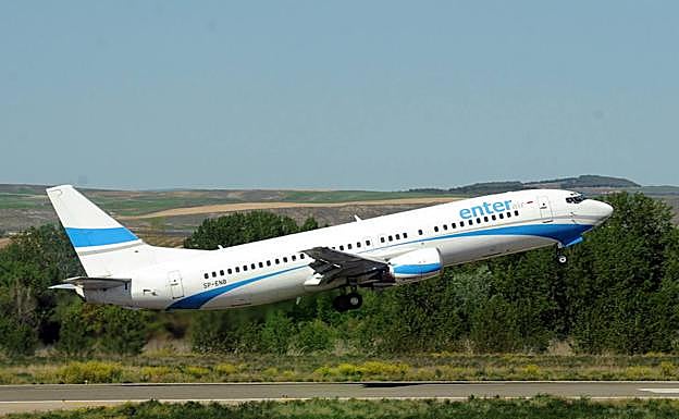 Y el tercer día, el vuelo Madrid-Logroño vuelve a La Rioja