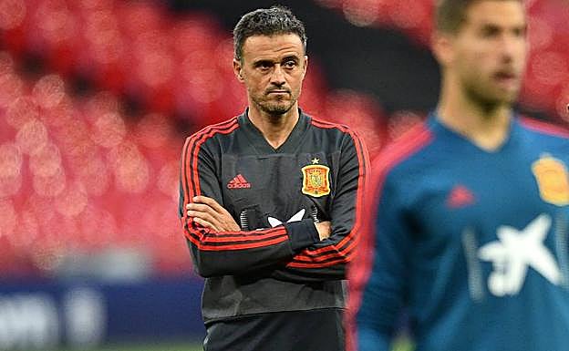 Luis Enrique, seleccionador de España. 