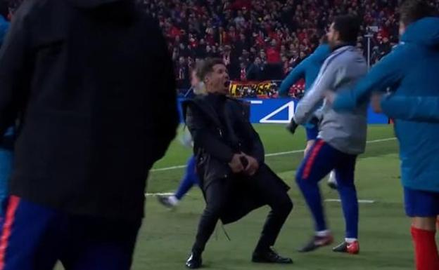 Diego Pablo Simeone, ante la Juventus. 