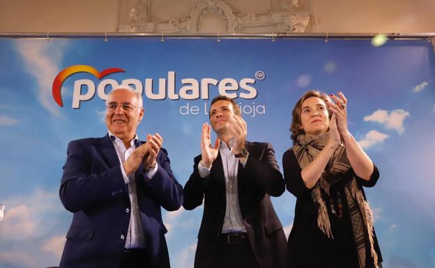 Casado en Logroño: «Que nadie experimente con su voto»