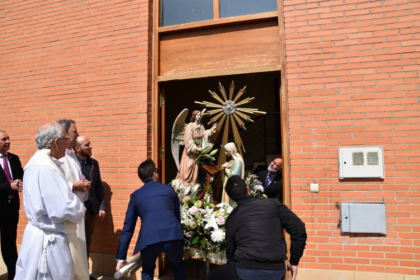 Fotos: Procesión de Nuestra Señora de la Anunciación en las fiestas de El Villar de Arnedo