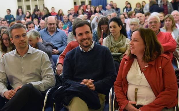 Garzón pide en Logroño «la unidad de la izquierda para afrontar los retos»
