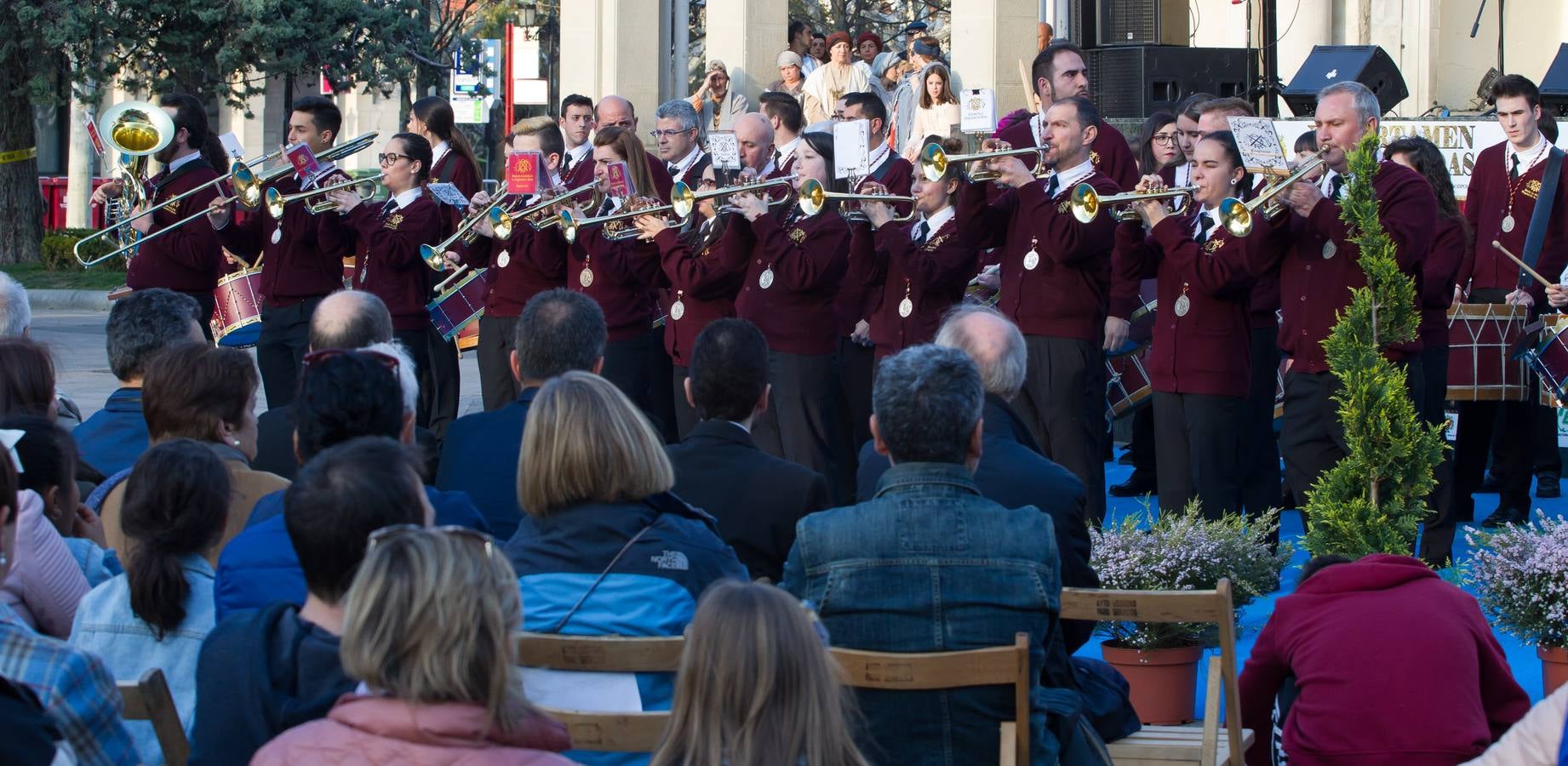 Bandas de Palencia, Tarragona y Alcalá participan con la de la Flagelación en su X Certamen Nacional de Bandas 'Ciudad de Logroño'